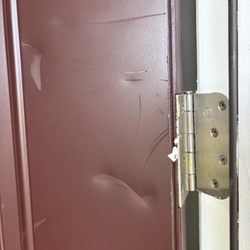 Soda City Movers - A second photo of door damage caused by Soda City Movers