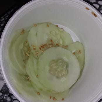 SushiStop Pasadena - 7/2015 cucumber salad (refreshing) - Sushi Bars Near Me - Pasadena, California