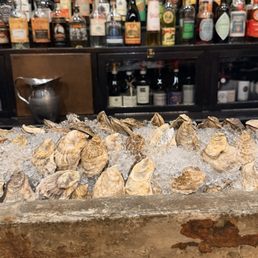 The bar, raw bar
