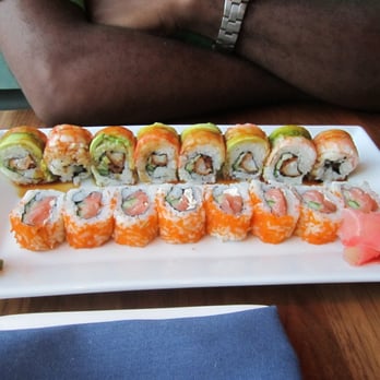 Thrive - Philly roll and Super Crunch roll. - New American Near Me - Atlanta, Georgia