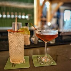 Lot Six Brewing - Spicy margarita and manhattan