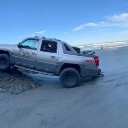 Budget Towing and Recovery - At the beach.