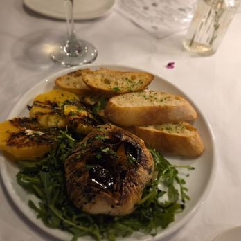 Ronis West - Roasted garlic, bread, and orange slices (delicious!) - Italian Near Me - Murrieta, California