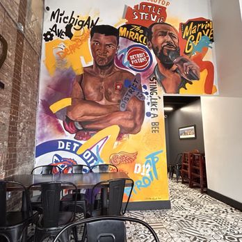 District 12 - Inside Wall - Sandwiches Near Me - Dearborn, Michigan