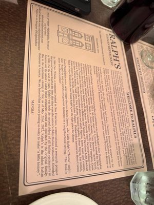 Menu photo 4 Ralphs Italian Restaurant Philadelphia, PA
