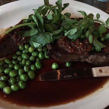 La Brasa - Ox tongue and peas - Mexican Near Me - Somerville, Massachusetts
