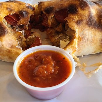Luigis Pizzeria - Calzone! - Pizza Near Me - League City, Texas