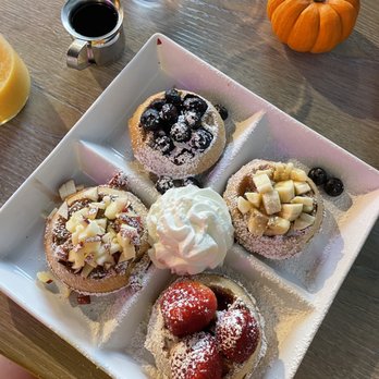 The Hen - Waffle Flight Combo - Breakfast & Brunch Near Me - Ann Arbor, Michigan The Hen - Waffle Flight Combo - Breakfast & Brunch Near Me - Ann Arbor, Michigan