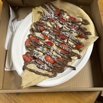 Olla Olla - Nutella, banana, strawberry crepe - Desserts Near Me - Phoenix, Arizona