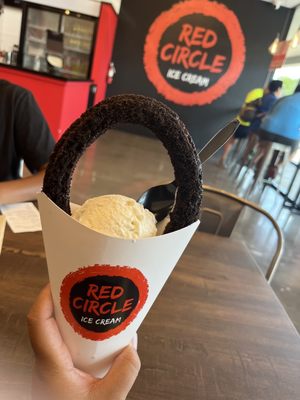 Red Circle Ice Cream & Churros by null