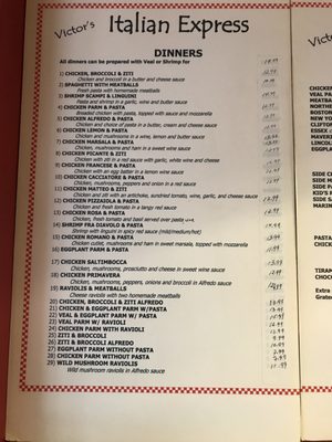 Menu photo 6 Victor's Italian Restaurant Saugus, MA Menu photo 6 Victor's Italian Restaurant Saugus, MA