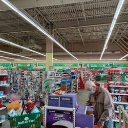 Dollar Tree - Grabbing my special floor soap & I see they're all decked out for Christmas. Bah humbug.