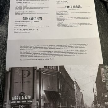 Harry & Izzy's - Menu - Steakhouses Near Me - Indianapolis, Indiana Harry & Izzy's - Menu - Steakhouses Near Me - Indianapolis, Indiana