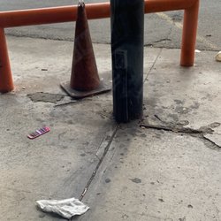 Albany Greyhound - Filth at Greyhound Bus Stop Albany