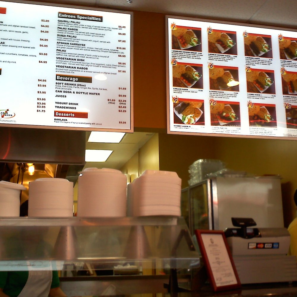 Kabob Corner - Clean and bright - small but a nice interior.  Definitely NOT dive-y :) - Afghan Near Me - Stafford, Virginia