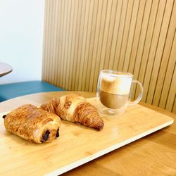 Tifa Chocolate & Gelato - Fresh baked croissants and cappuccino made from our organic coffee beans.