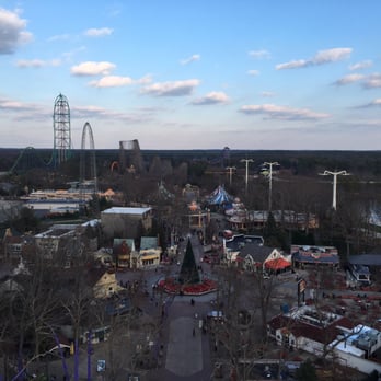 Six Flags Great Adventure - View from the ferris wheel - Amusement Parks Near Me - Jackson Township, New Jersey