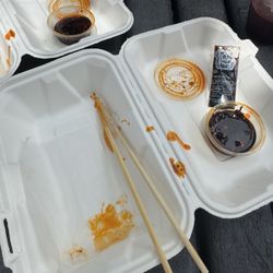 Red Dragon Bao - Clean plate! Chili oil