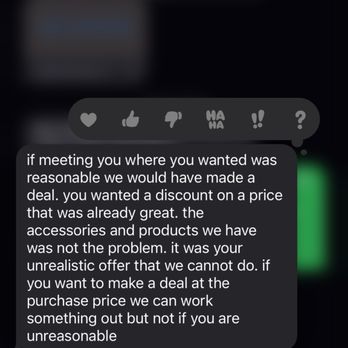 STG Auto Group of Montclair - Cesar's response to me after I told him why we didn't make a deal. - Used Car Dealers Near Me - Montclair, California STG Auto Group of Montclair - Cesar's response to me after I told him why we didn't make a deal. - Used Car Dealers Near Me - Montclair, California