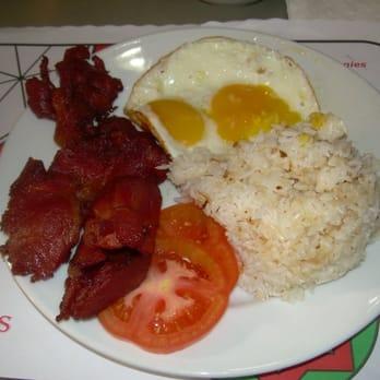 Cafe Colma - Tosilog. Cured pork, eggs and garlic steamed rice. This stuff is DELICIOUS! - Filipino Near Me - Colma, California