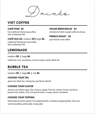 Menu photo 5 Little Viet Kitchen Pittsburgh, PA Menu photo 5 Little Viet Kitchen Pittsburgh, PA