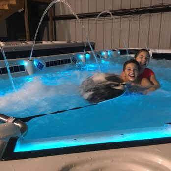 Spartan Spa Moving - Kids being Kids in a massive Catalina Swim Spa! - Movers Near Me - Austin, Texas