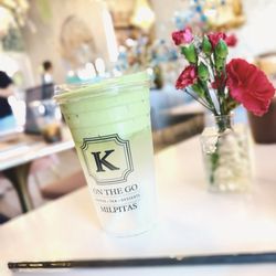 Latthe | Roast & Toast - Coconut Matcha Cloud Could use non plastic straws