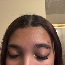 Piercing Perfections - Recent eyebrow piercing done by isa! Wonderful placement and not very painful!