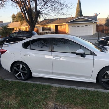 Canlas Mobile Window Tinting - subaru (my car) 55% front, 25% rear - Car Window Tinting Near Me - Santa Clara, California Canlas Mobile Window Tinting - subaru (my car) 55% front, 25% rear - Car Window Tinting Near Me - Santa Clara, California