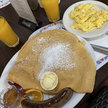 Paula's Pancake House - Danish Pancake Combination - Breakfast & Brunch Near Me - Solvang, California Paula's Pancake House - Danish Pancake Combination - Breakfast & Brunch Near Me - Solvang, California