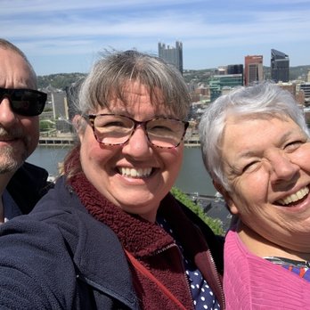 Monongahela Incline - James, my mom, and I with the Pittsburgh skyline. - Landmarks & Historical Buildings Near Me - Pittsburgh, Pennsylvania Monongahela Incline - James, my mom, and I with the Pittsburgh skyline. - Landmarks & Historical Buildings Near Me - Pittsburgh, Pennsylvania