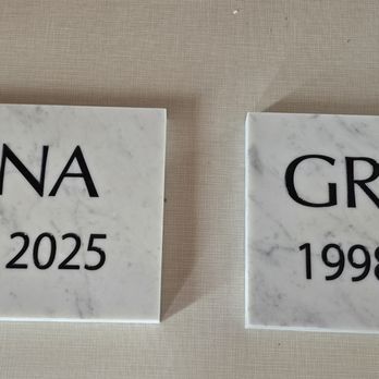 Proper Placement Headstones - Custom white marble pet memorial markers with elegant lettering, lovingly crafted to honor cherished companions forever. - Stonemasons Near Me - Los Angeles, California Proper Placement Headstones - Custom white marble pet memorial markers with elegant lettering, lovingly crafted to honor cherished companions forever. - Stonemasons Near Me - Los Angeles, California