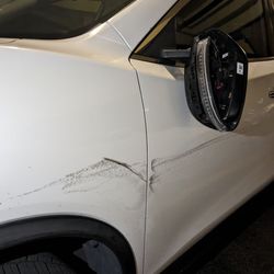S H Fender Shop - After I was sideswiped and before S H Fender worked their magic