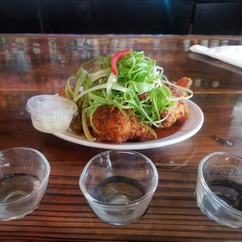 Umami - Korean fried chicken. I finished the sake before it came - Sushi Bars Near Me - Nashville, Tennessee Umami - Korean fried chicken. I finished the sake before it came - Sushi Bars Near Me - Nashville, Tennessee