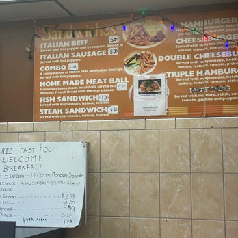 Ramirez Fast Food - a menu on the wall - Fast Food Near Me - Chicago, Illinois Ramirez Fast Food - a menu on the wall - Fast Food Near Me - Chicago, Illinois