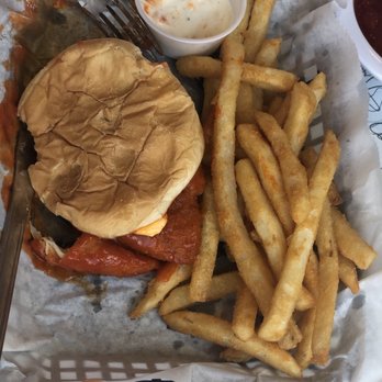 The Shiny Diner - Ye Ole Buffalo Chicken Sandwich - Diners Near Me - Raleigh, North Carolina