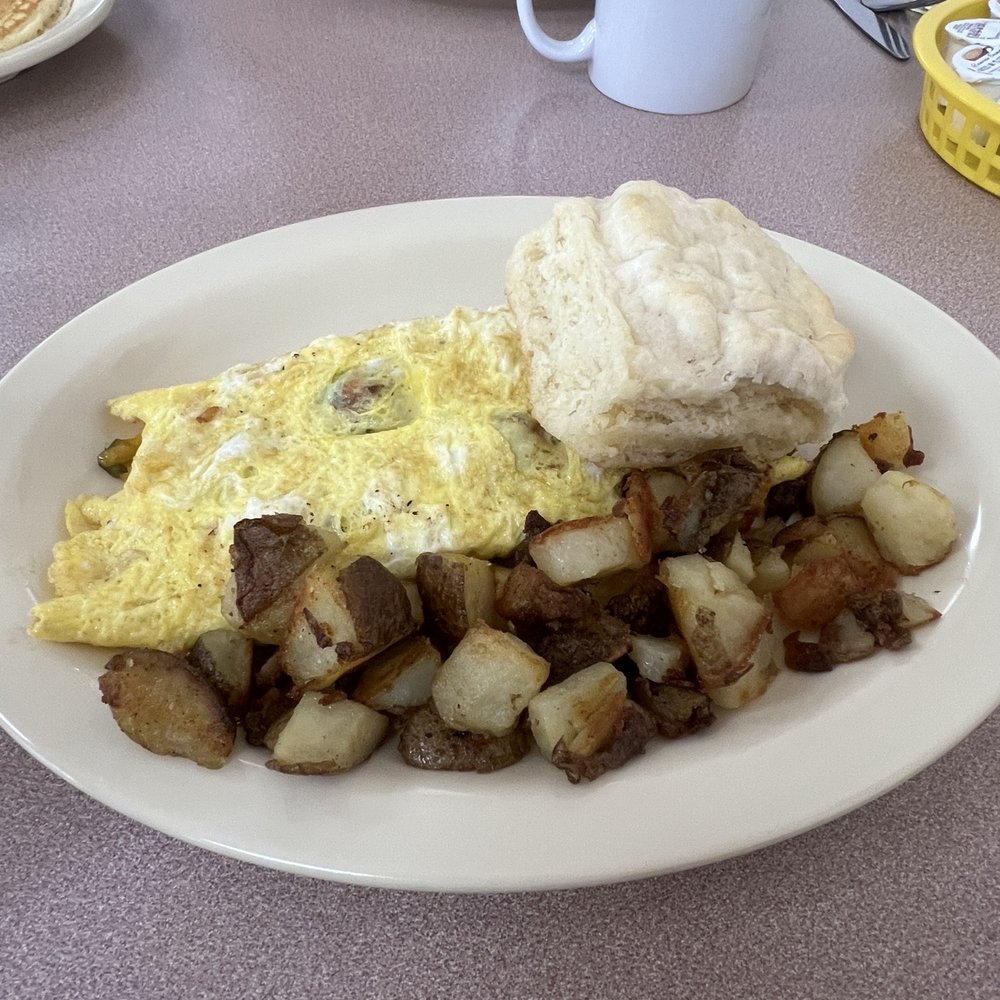 City Cafe - Western omelette with biscuit - American Near Me - Holly Ridge, North Carolina