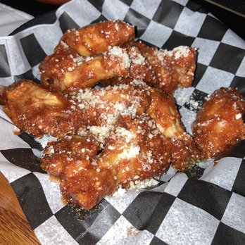 Transit Music Lounge - Jester wings- hot bbq garlic parm - Bars Near Me - Depew, New York Transit Music Lounge - Jester wings- hot bbq garlic parm - Bars Near Me - Depew, New York