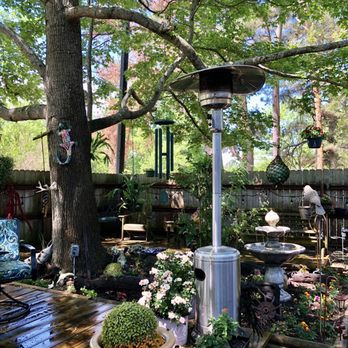 Twisted Crow - an outdoor patio with a firepit - Metal Fabricators Near Me - Bogata, Texas