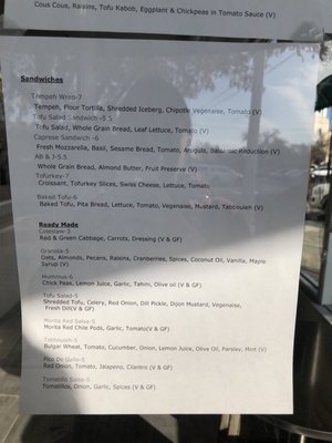 Menu photo 8 Mata G Vegetarian Kitchen Albuquerque, NM