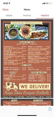 Menu photo 5 Serrano Salsa New York, NY Menu photo 5 Serrano Salsa New York, NY