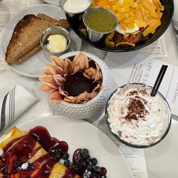 SweetDiner - Berry Feast Crepes Chilaquiles Skillet - Diners Near Me - Milwaukee, Wisconsin SweetDiner - Berry Feast Crepes Chilaquiles Skillet - Diners Near Me - Milwaukee, Wisconsin