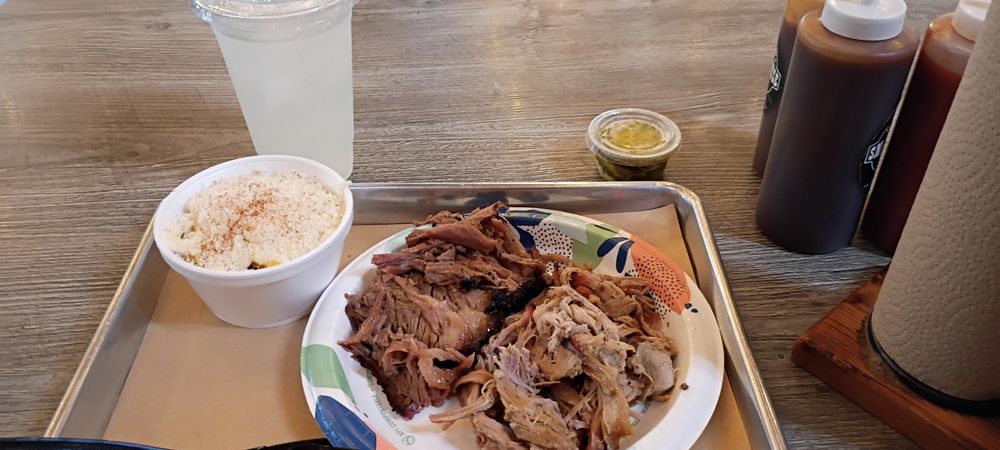 Food from Doc Watson's Smokehouse