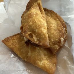 Crab Rangoons (half of an order of six) Crab Rangoons (half of an order of six)