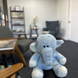 Office Lobby and my moms lil comfort elephant