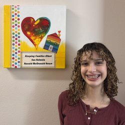 Stone Creek Orthodontics - Smiling after making donations at the Ronald McDonald house!
