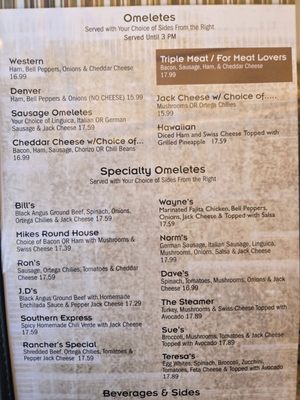 Menu photo 4 The Red Caboose Cafe Clovis, CA