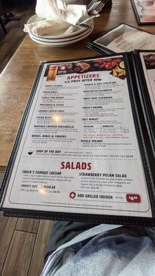 Menu photo 3 Chuck's Roadhouse Wasaga Beach, ON