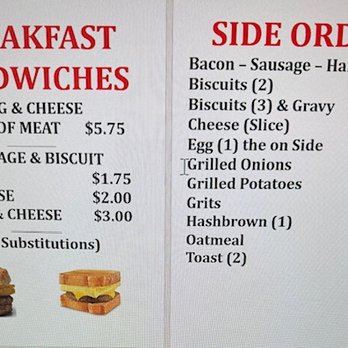 Hickory House - Breakfast Menu - January 2025 - Barbeque Near Me - Lancaster, Texas