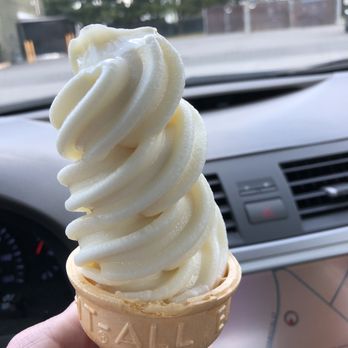 Dunkin' - Vanilla soft serve cone - Donuts Near Me - Foxborough, Massachusetts